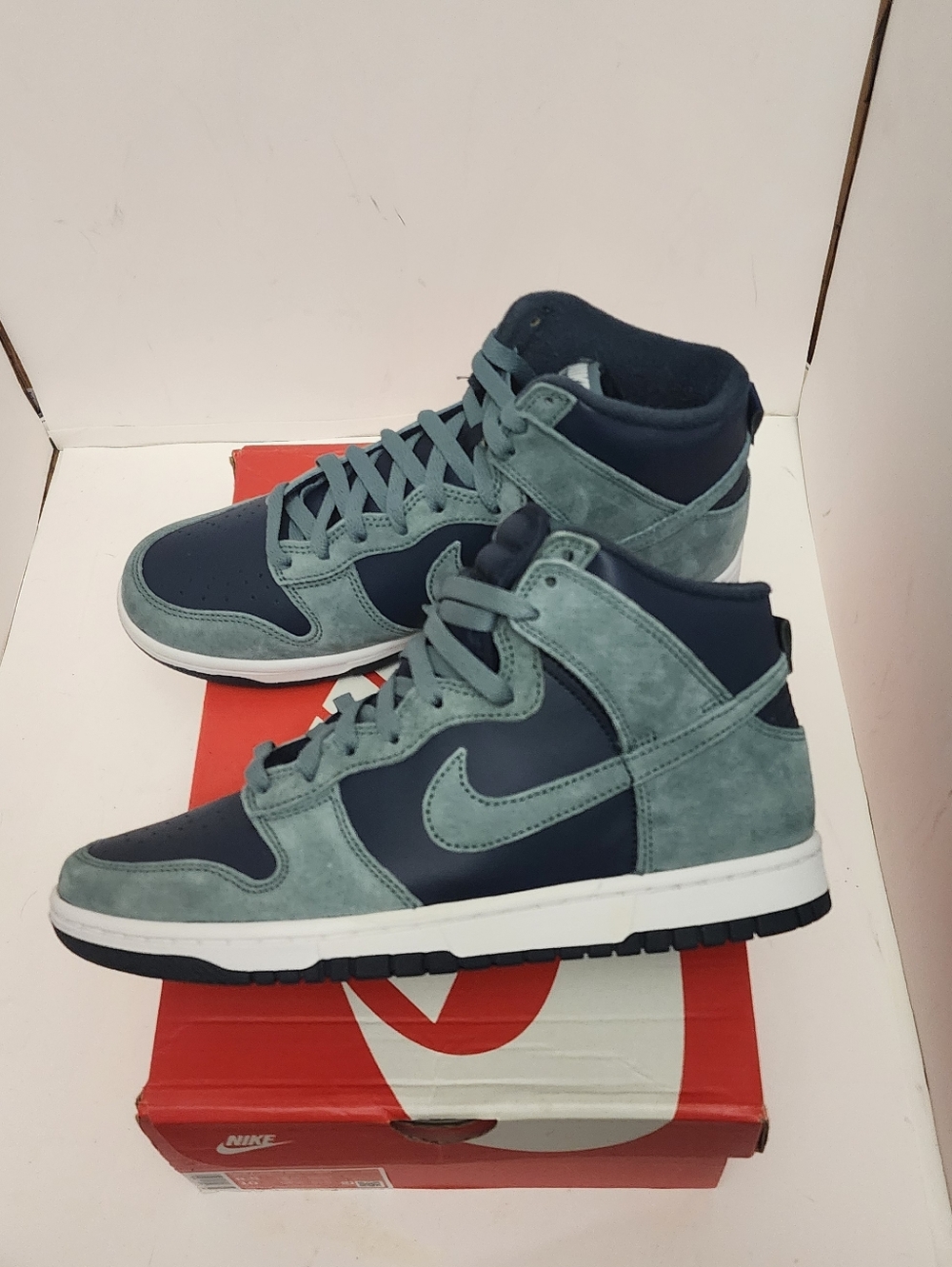 Nike Dunk HI Retro PRM  Armory Navy Sz 8.5 in Men